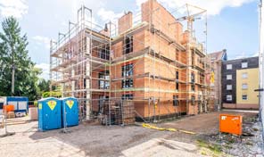 Mehrfamilienhaus Baustelle Zenz Massivhaus Trier
